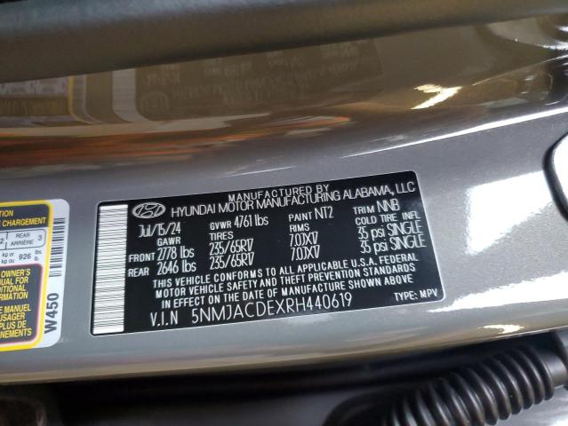 Photo 12 VIN: 5NMJACDEXRH440619 - HYUNDAI TUCSON SE 