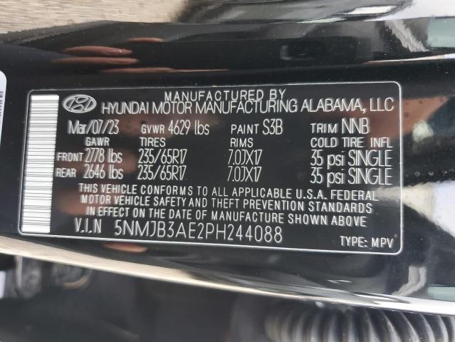 Photo 12 VIN: 5NMJB3AE2PH244088 - HYUNDAI TUCSON 