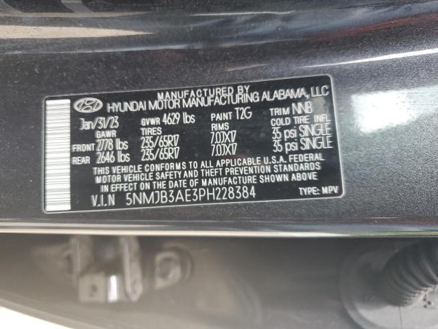 Photo 12 VIN: 5NMJB3AE3PH228384 - HYUNDAI TUCSON 