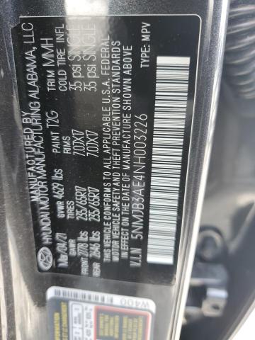 Photo 13 VIN: 5NMJB3AE4NH003226 - HYUNDAI TUCSON SEL 