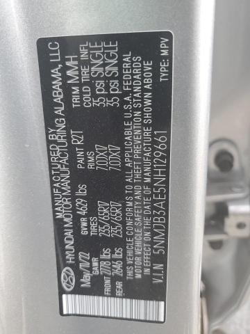 Photo 12 VIN: 5NMJB3AE5NH129661 - HYUNDAI TUCSON 