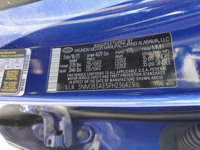 Photo 12 VIN: 5NMJB3AE5PH236423 - HYUNDAI TUCSON SEL 