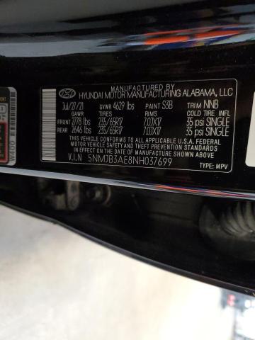 Photo 12 VIN: 5NMJB3AE8NH037699 - HYUNDAI TUCSON 