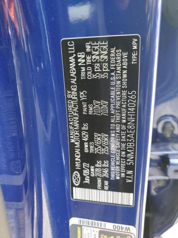 Photo 12 VIN: 5NMJB3AE8NH140265 - HYUNDAI TUCSON SEL 