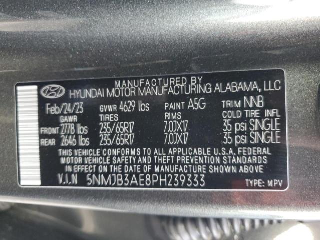 Photo 13 VIN: 5NMJB3AE8PH239333 - HYUNDAI TUCSON SEL 