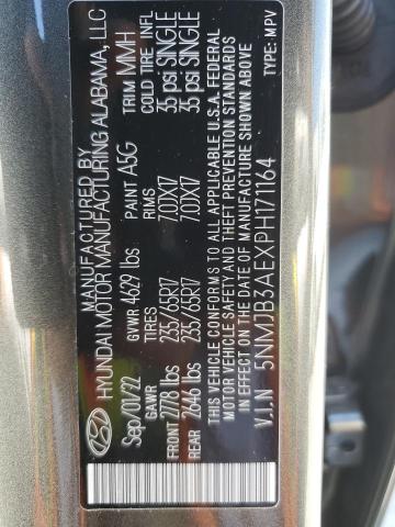 Photo 12 VIN: 5NMJB3AEXPH171164 - HYUNDAI TUCSON SEL 