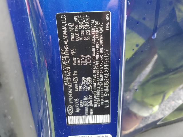 Photo 12 VIN: 5NMJB3AEXPH261317 - HYUNDAI TUCSON 