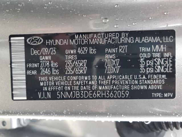 Photo 11 VIN: 5NMJB3DE6RH362059 - HYUNDAI TUCSON 