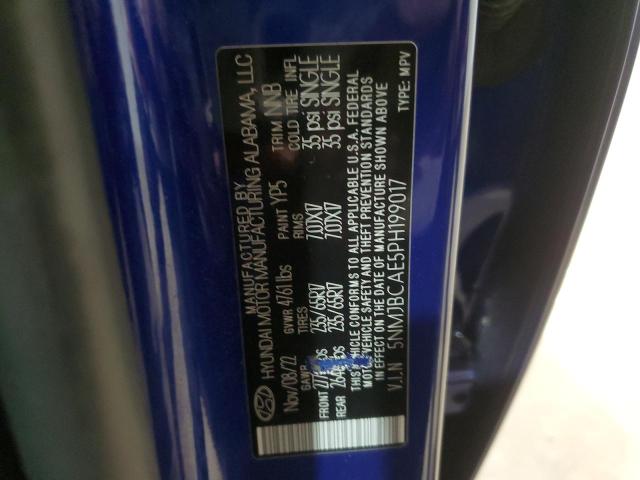 Photo 11 VIN: 5NMJBCAE5PH199017 - HYUNDAI TUCSON SEL 