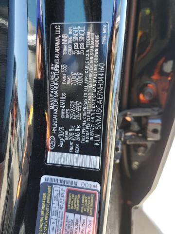 Photo 12 VIN: 5NMJBCAE7NH044160 - HYUNDAI TUCSON SEL 