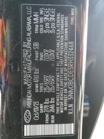 Photo 13 VIN: 5NMJBCDE5RH332468 - HYUNDAI TUCSON SEL 