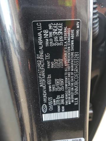 Photo 12 VIN: 5NMJBCDE5RH333281 - HYUNDAI TUCSON 