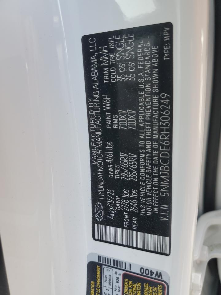 Photo 13 VIN: 5NMJBCDE6RH306249 - HYUNDAI TUCSON 