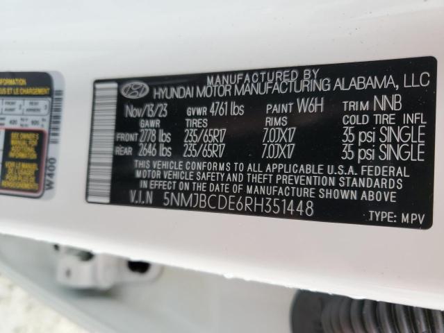 Photo 13 VIN: 5NMJBCDE6RH351448 - HYUNDAI TUCSON SEL 