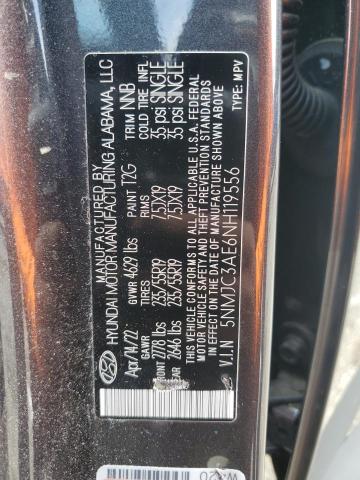 Photo 12 VIN: 5NMJC3AE6NH119556 - HYUNDAI TUCSON SEL 