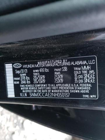 Photo 9 VIN: 5NMJCCAE2NH050137 - HYUNDAI TUCSON SEL 