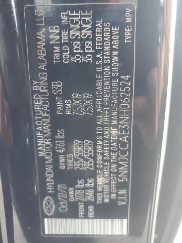 Photo 12 VIN: 5NMJCCAE3NH062524 - HYUNDAI TUCSON SEL 