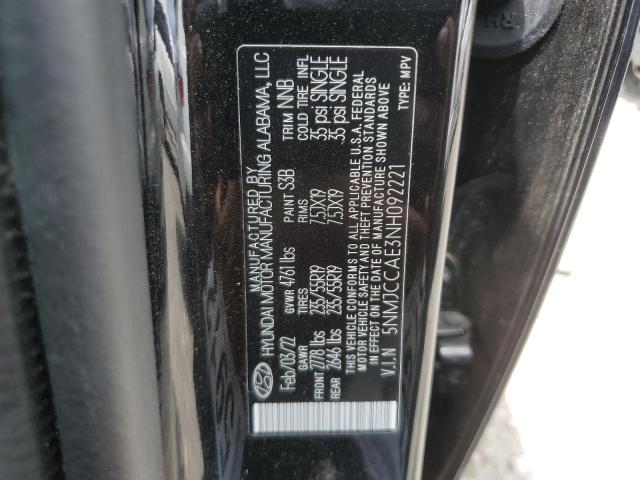 Photo 12 VIN: 5NMJCCAE3NH092221 - HYUNDAI TUCSON SEL 