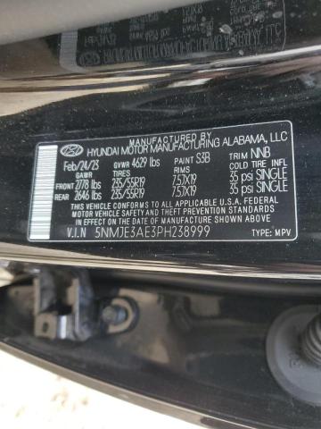 Photo 12 VIN: 5NMJE3AE3PH238999 - HYUNDAI TUCSON LIM 