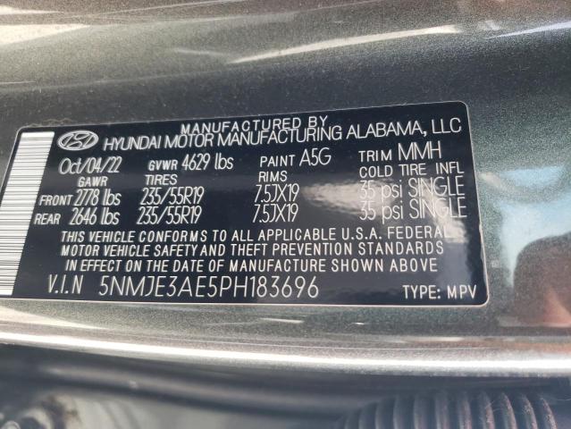 Photo 13 VIN: 5NMJE3AE5PH183696 - HYUNDAI TUCSON 