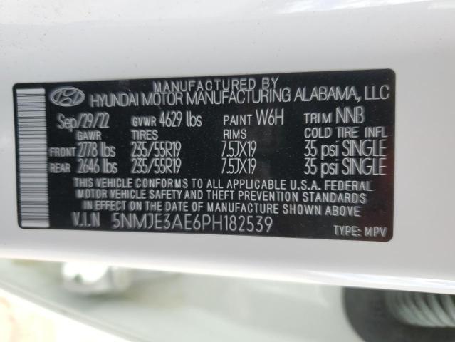 Photo 12 VIN: 5NMJE3AE6PH182539 - HYUNDAI TUCSON 