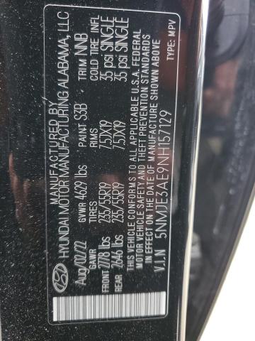 Photo 11 VIN: 5NMJE3AE9NH157129 - HYUNDAI TUCSON LIM 