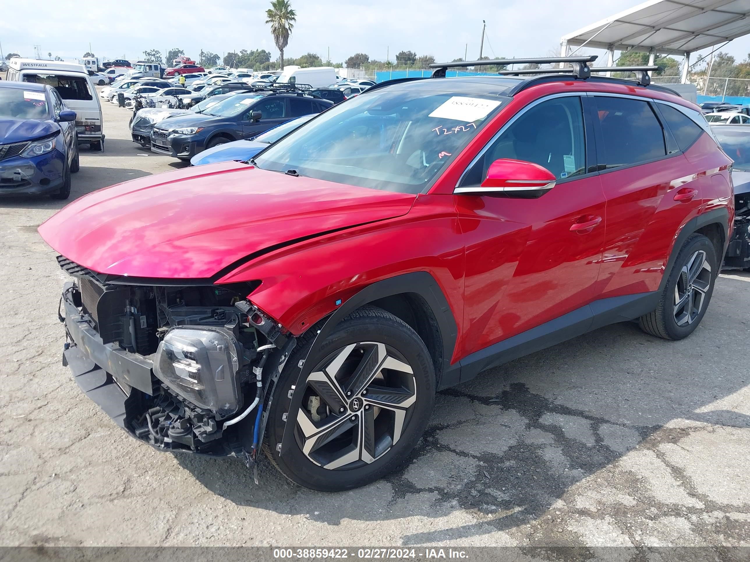 Photo 1 VIN: 5NMJE3AEXNH059467 - HYUNDAI TUCSON 