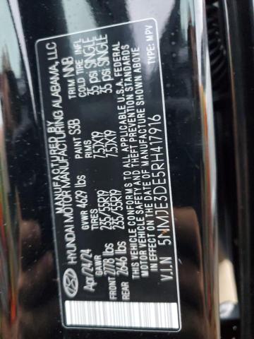 Photo 13 VIN: 5NMJE3DE5RH417916 - HYUNDAI TUCSON LIM 