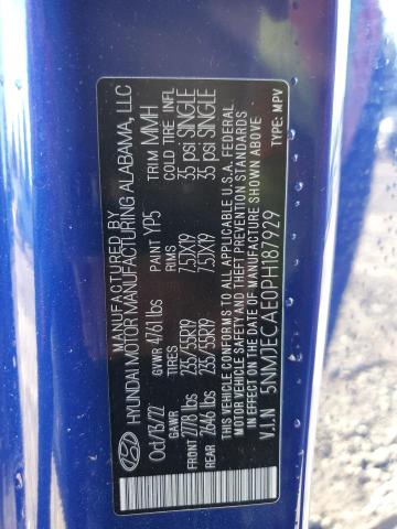 Photo 12 VIN: 5NMJECAE0PH187929 - HYUNDAI TUCSON LIM 