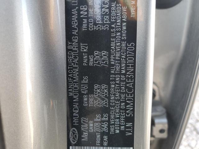 Photo 12 VIN: 5NMJECAE3NH101705 - HYUNDAI TUCSON LIM 