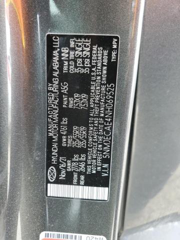 Photo 11 VIN: 5NMJECAE4NH069525 - HYUNDAI TUCSON LIM 