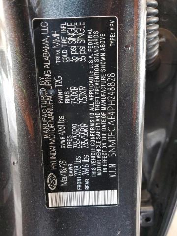 Photo 12 VIN: 5NMJECAE4PH248828 - HYUNDAI TUCSON LIM 