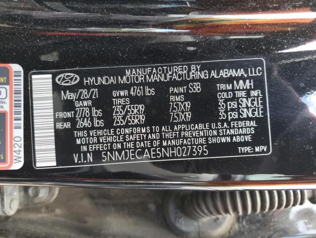 Photo 11 VIN: 5NMJECAE5NH027395 - HYUNDAI TUCSON LIM 