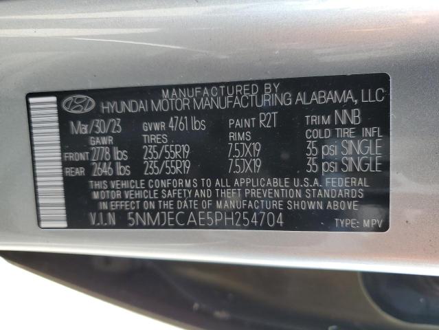 Photo 11 VIN: 5NMJECAE5PH254704 - HYUNDAI TUCSON LIM 