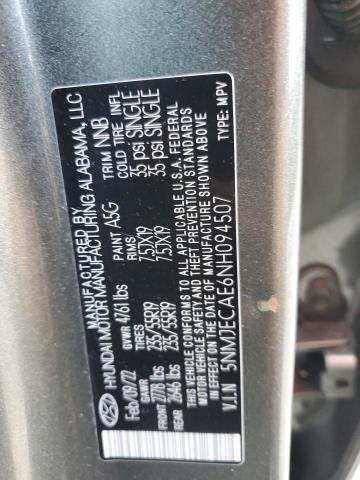 Photo 12 VIN: 5NMJECAE6NH094507 - HYUNDAI TUCSON LIM 