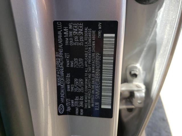 Photo 12 VIN: 5NMJECAE8NH017329 - HYUNDAI TUCSON 