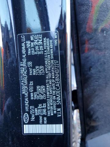 Photo 12 VIN: 5NMJECAE8NH072217 - HYUNDAI TUCSON 