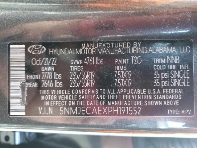 Photo 13 VIN: 5NMJECAEXPH191552 - HYUNDAI TUCSON LIM 