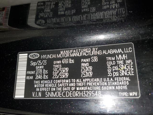 Photo 12 VIN: 5NMJECDE0RH329548 - HYUNDAI TUCSON LIM 