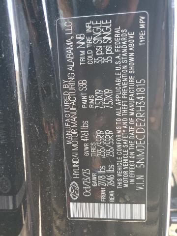 Photo 11 VIN: 5NMJECDE2RH341815 - HYUNDAI TUCSON 