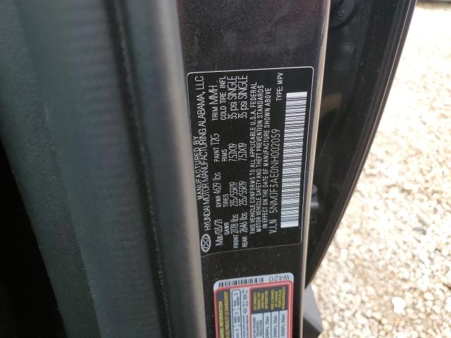 Photo 11 VIN: 5NMJF3AE0NH002059 - HYUNDAI TUCSON SEL 