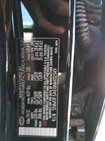 Photo 11 VIN: 5NMJF3AE0NH112349 - HYUNDAI TUCSON SEL 