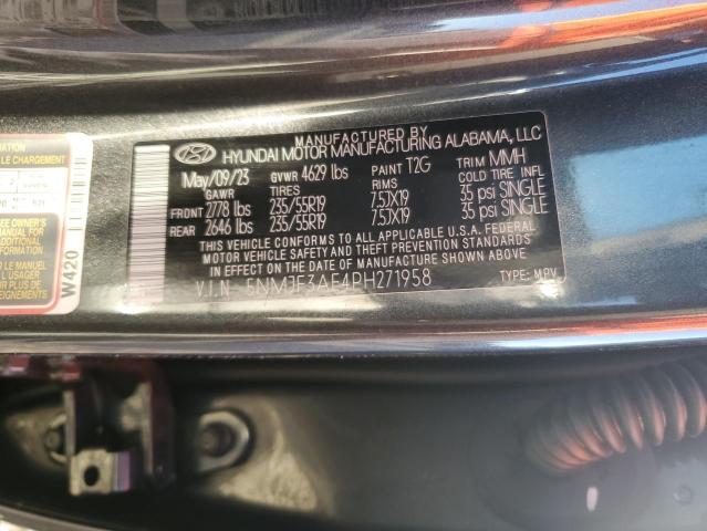 Photo 13 VIN: 5NMJF3AE4PH271958 - HYUNDAI TUCSON SEL 