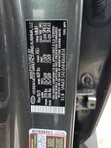 Photo 12 VIN: 5NMJF3AE6NH066834 - HYUNDAI TUCSON SEL 