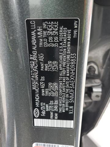 Photo 12 VIN: 5NMJF3AEXNH098833 - HYUNDAI TUCSON 