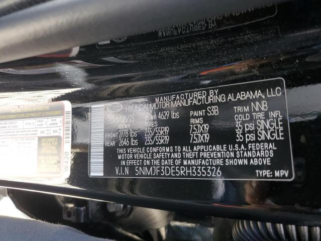 Photo 12 VIN: 5NMJF3DE5RH335326 - HYUNDAI TUCSON SEL 