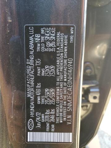 Photo 11 VIN: 5NMJFCAE0NH146940 - HYUNDAI TUCSON SEL 