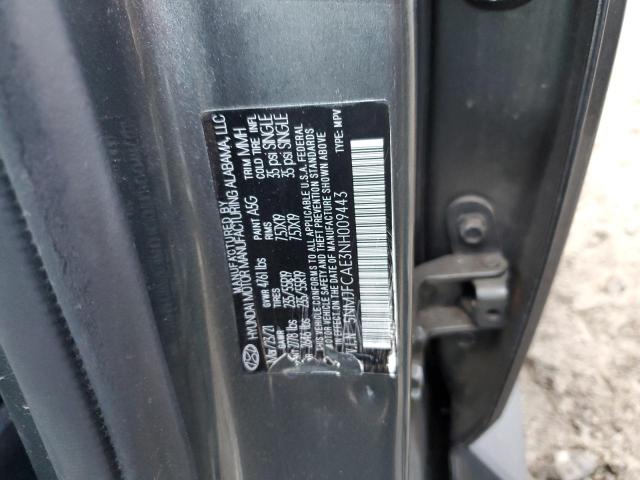 Photo 12 VIN: 5NMJFCAE3NH009443 - HYUNDAI TUCSON SEL 