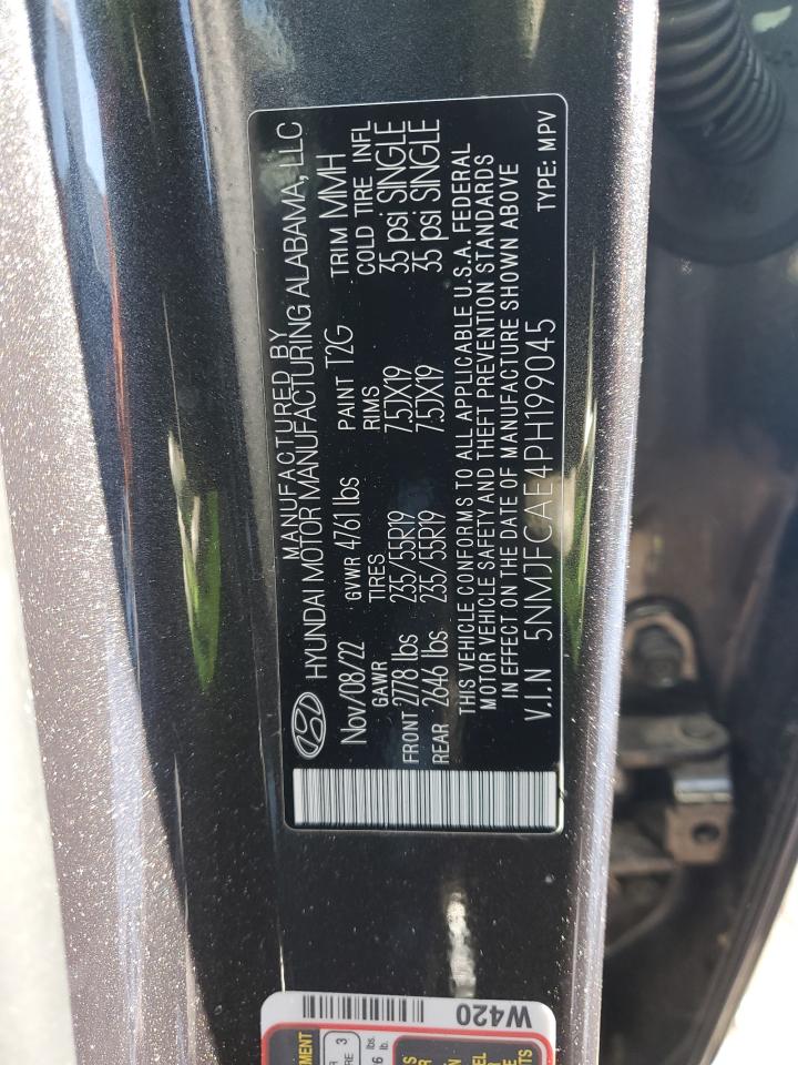 Photo 13 VIN: 5NMJFCAE4PH199045 - HYUNDAI TUCSON 