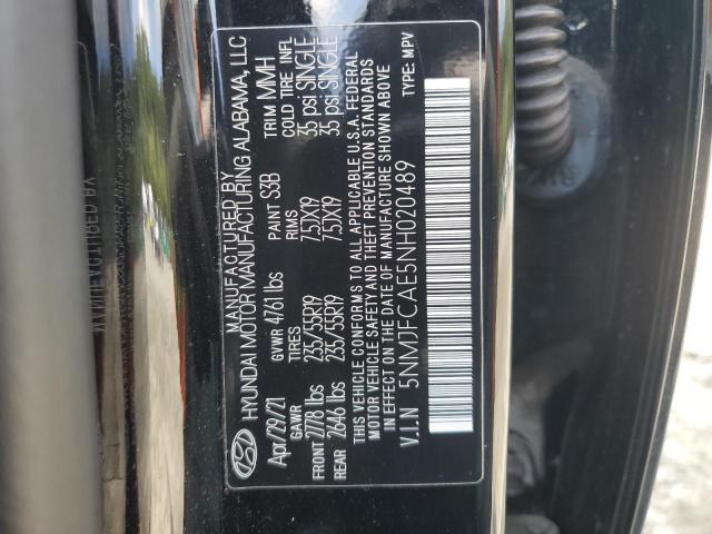 Photo 12 VIN: 5NMJFCAE5NH020489 - HYUNDAI TUCSON SEL 